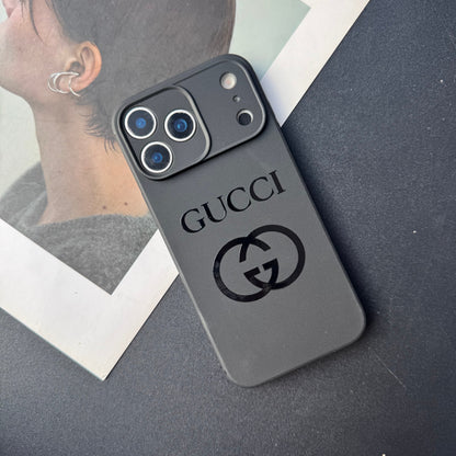 Coque de téléphone noire tendance (GG)