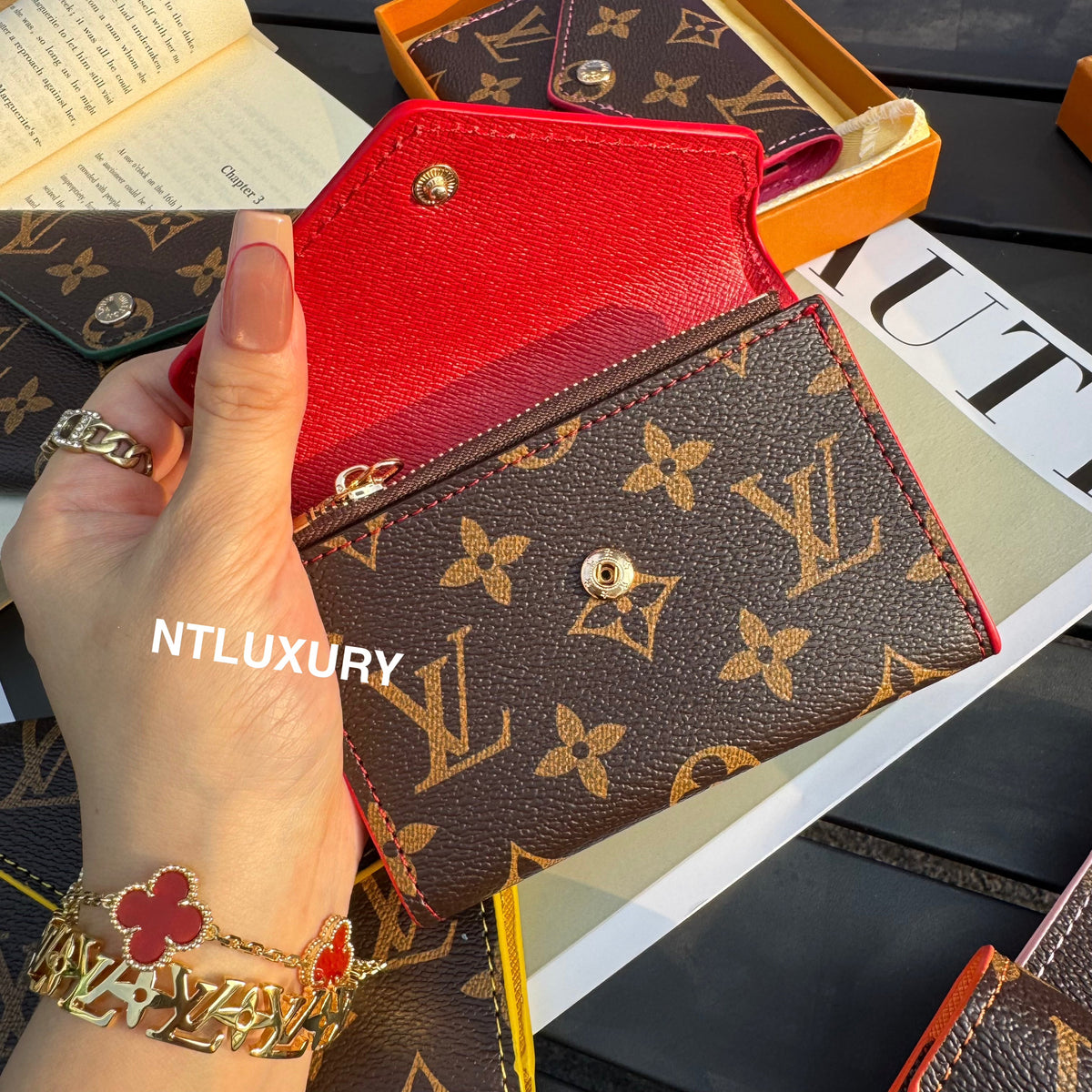 Traditional Design Love Cute Wallet (Colorful)