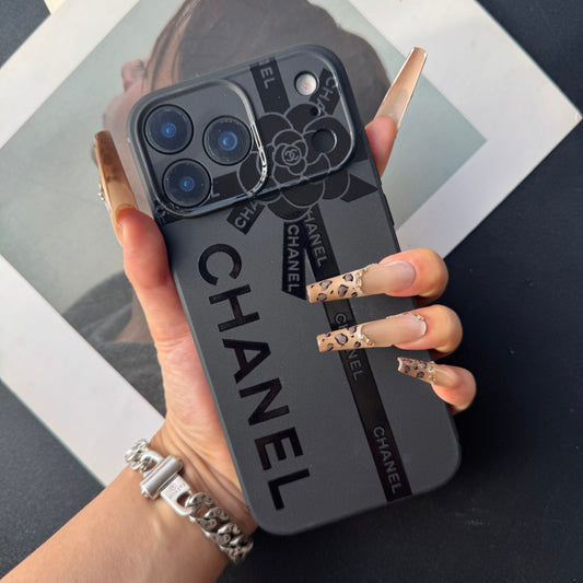 Coque de téléphone noire tendance ( Cadeau C )