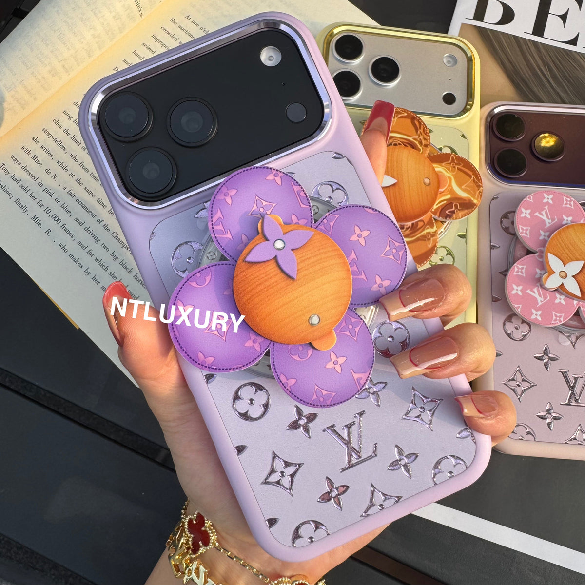 Candy Color Magsafe Phone Case with Vivian Holder