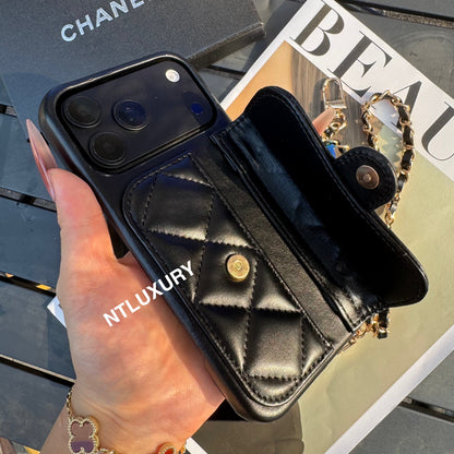 Classic CC Design Phone Case with Strap (COME WITH BOX)