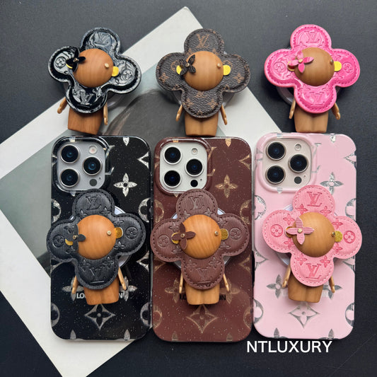 Étui de téléphone VV Doll Love avec support Magsafe