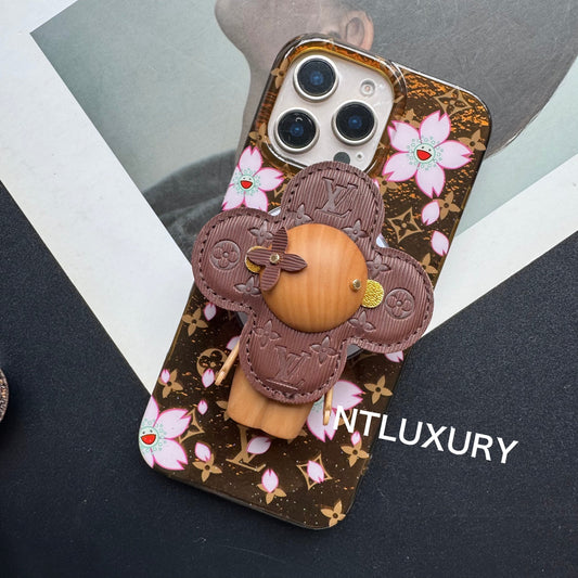 Coque de téléphone Cherry Floral Love avec support MagSafe