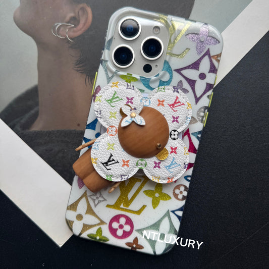 White Love Phone Case with Magsafe Holder