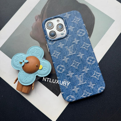 Coque de téléphone Blue Love avec support Magsafe
