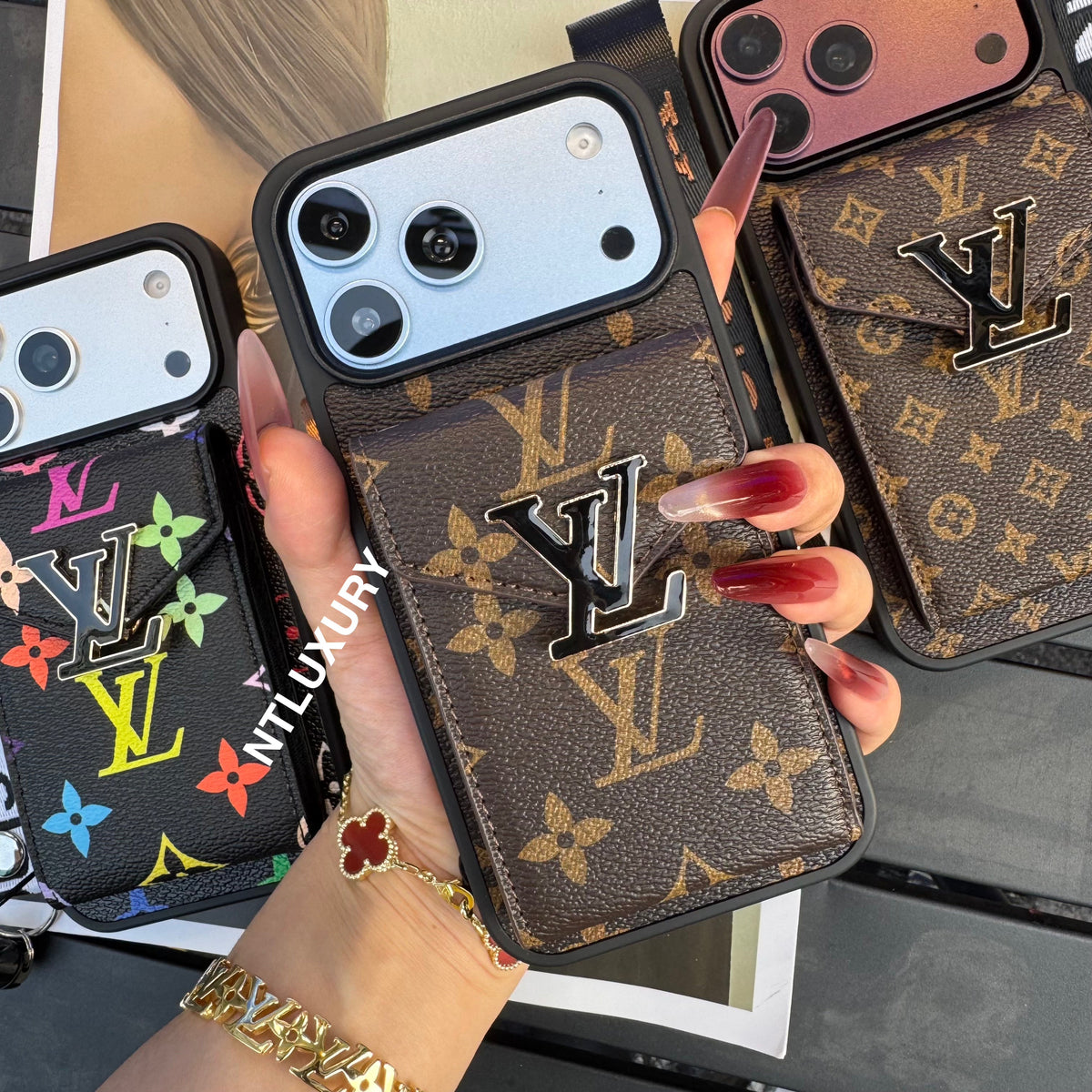 Traditional Love Phone Case with Organ Purse