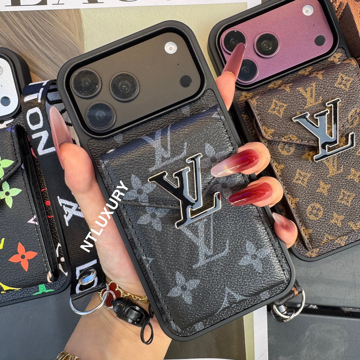 Traditional Love Phone Case with Organ Purse