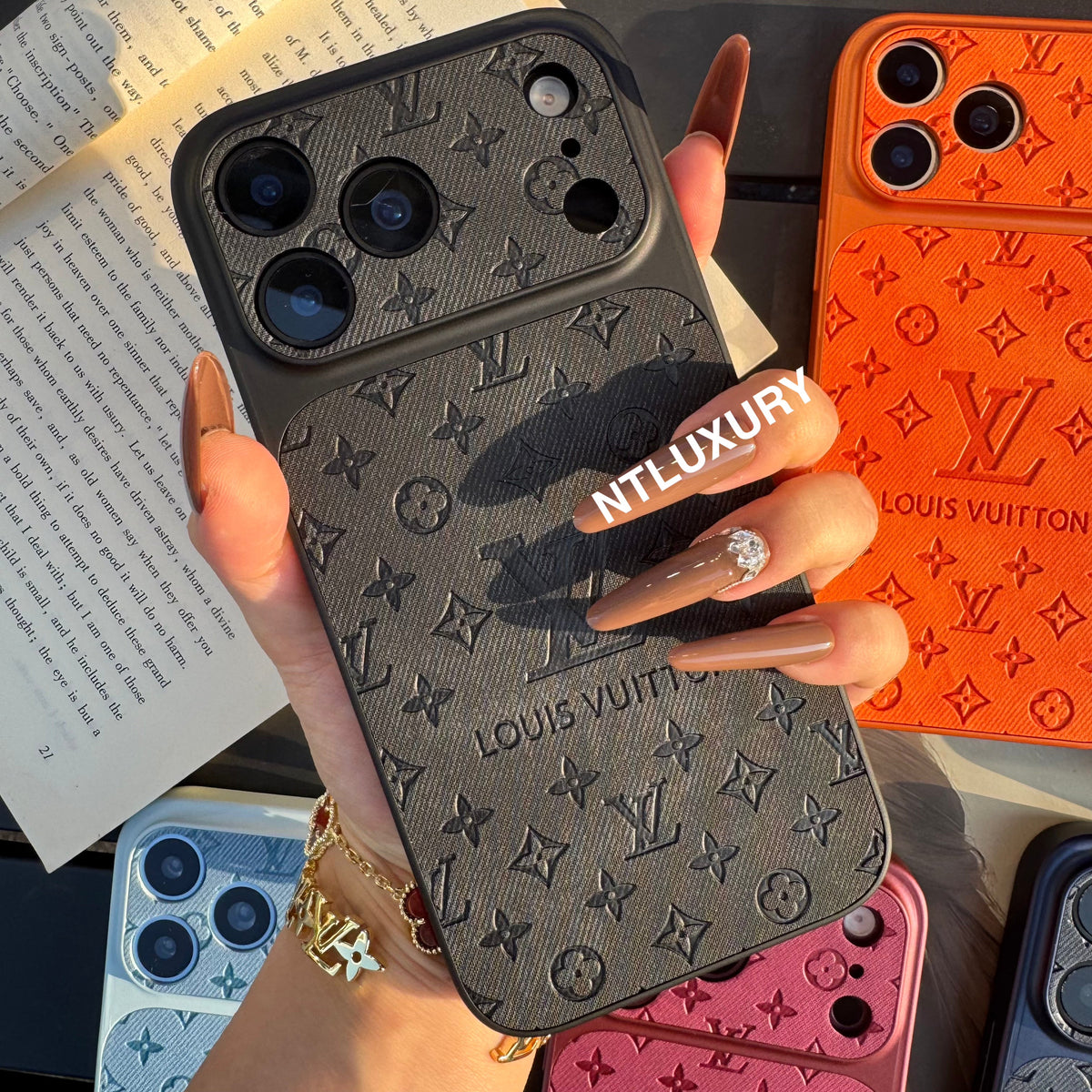 Colorful Denim Love Girl Phone Case