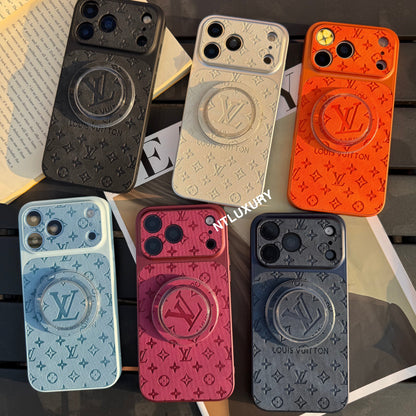 Coque de téléphone Orange Juice Denim Love avec support MagSafe