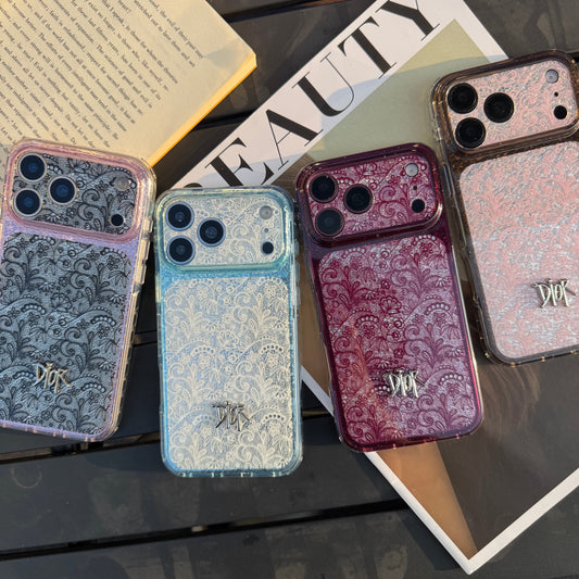 Lace Patch Dove Girl Phone Case
