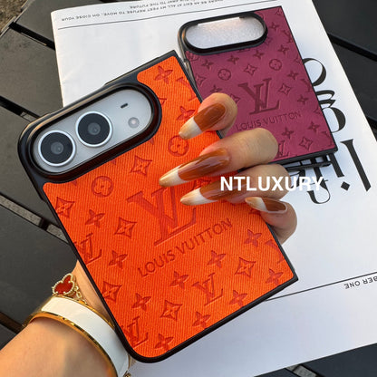 Colorful Denim Love Girl Phone Case For iPhone Duo
