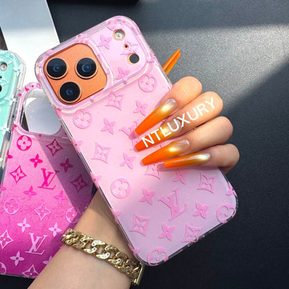 Orange Color Love Phone Case