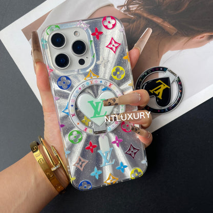 Coque de téléphone Laser Love avec support MagSafe, nouveau design MagSafe