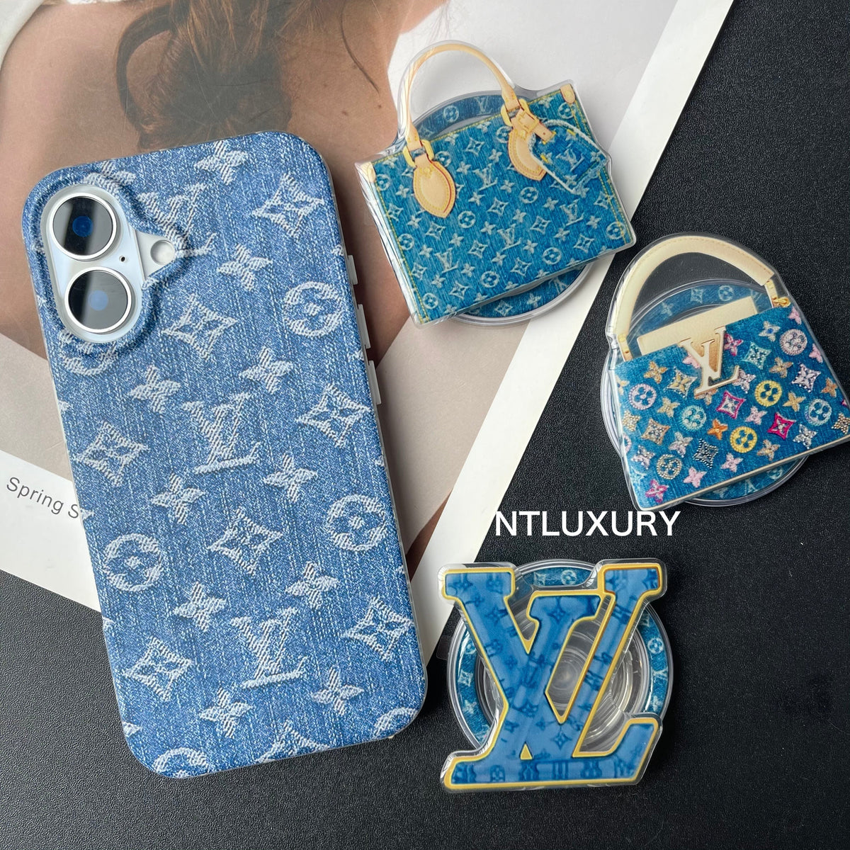 Printed Love Cowboy MagSafe Phone Case with Holder