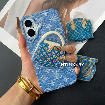 Printed Love Cowboy MagSafe Phone Case with Holder