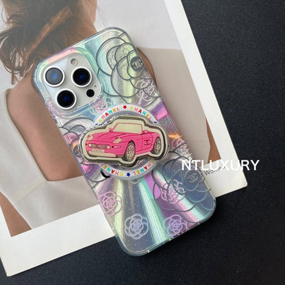 Laser Car Girl MagSafe Handyhülle mit MagSafe Halterung