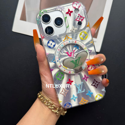 Laser Shining Love Phone Case with New Magsafe Holder