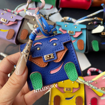 Niedliche Puppe Mindestens niedlicher Anhänger (Blau)