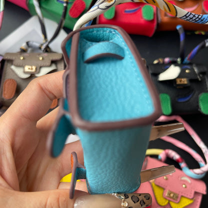 Joli pendentif de poupée mignonne (bleu clair)