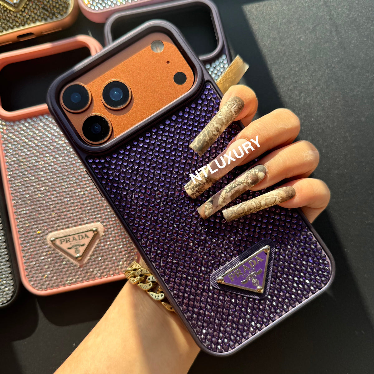 Night Queen Glitter Shining Phone Case (10 Color)