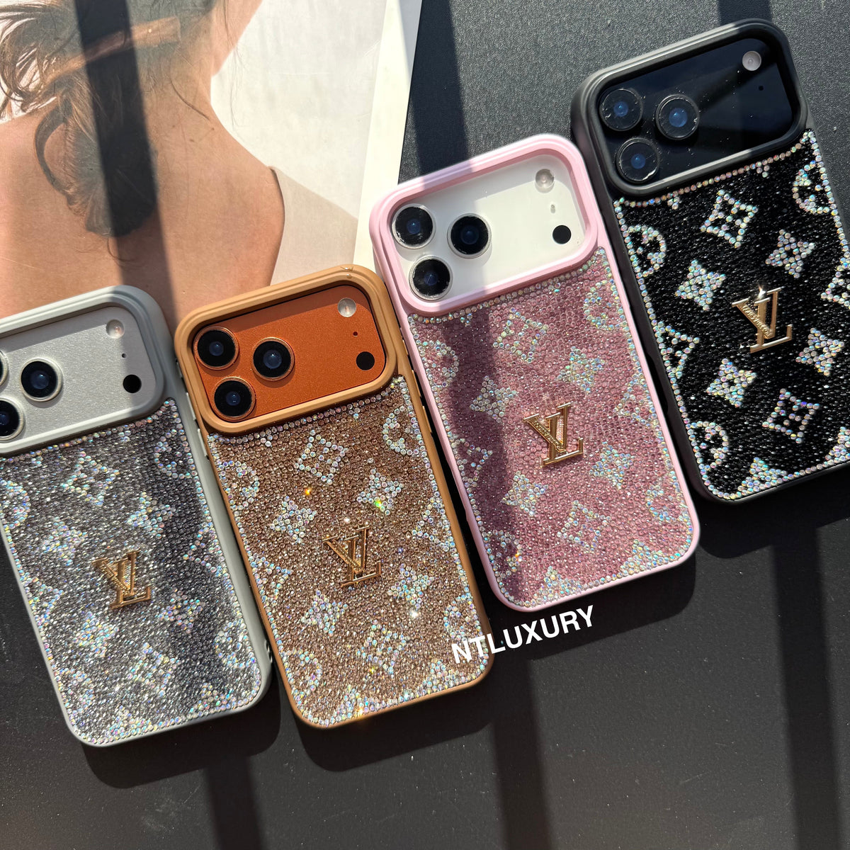 Night Queen Love Glitter Shining Phone Case