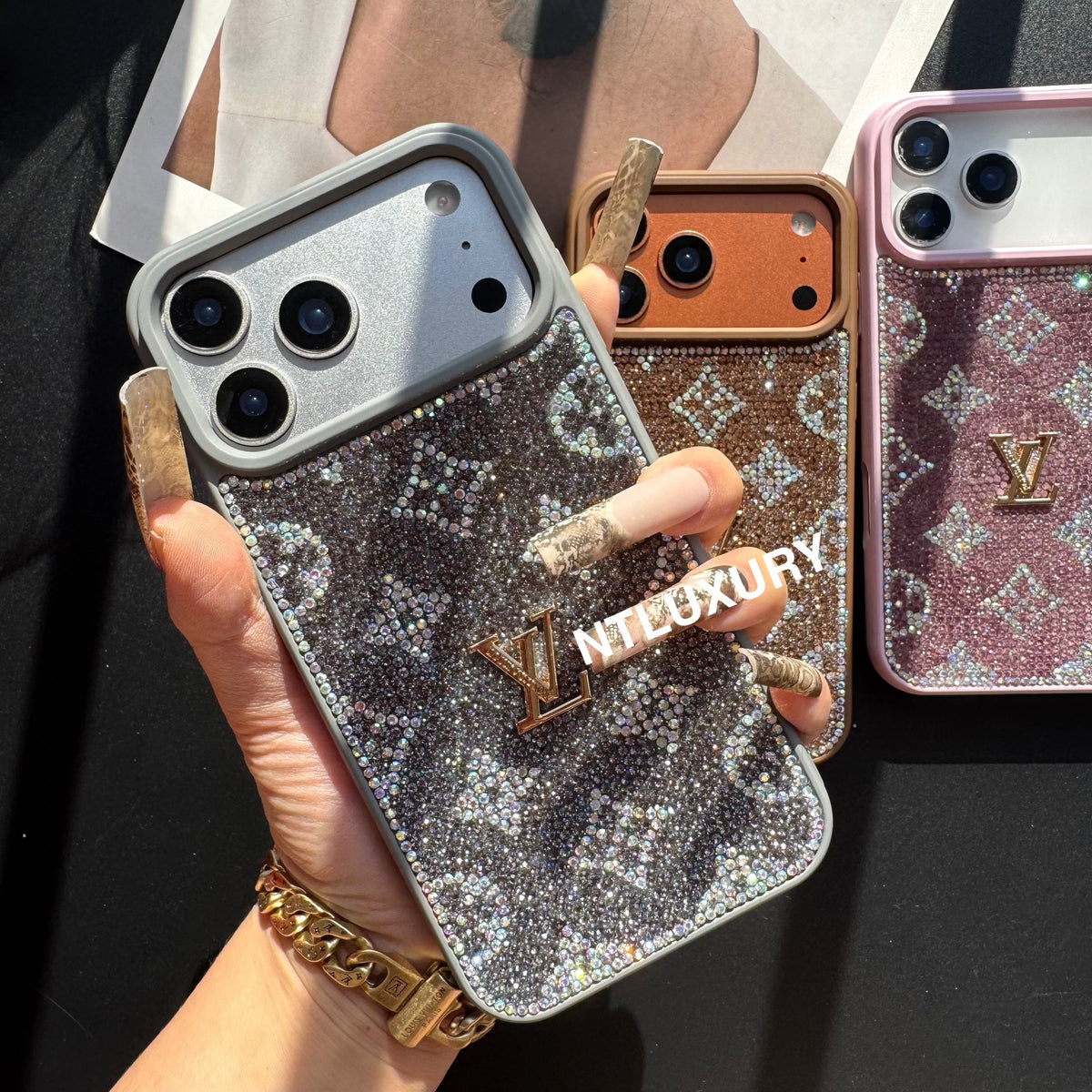 Night Queen Love Glitter Shining Phone Case