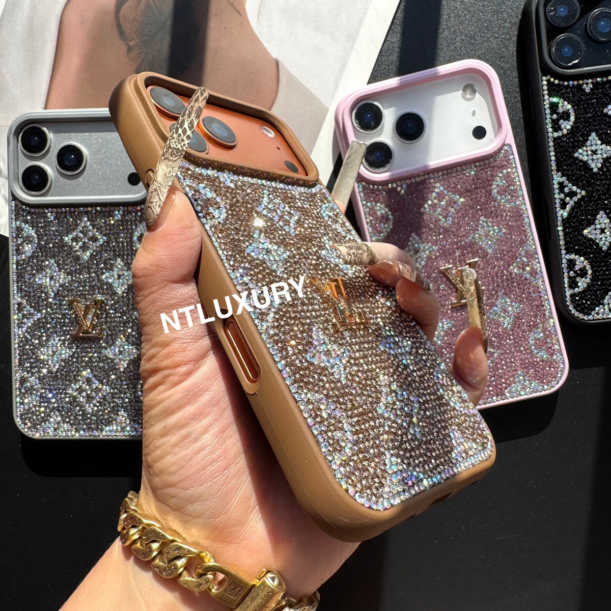 Night Queen Love Glitter Shining Phone Case