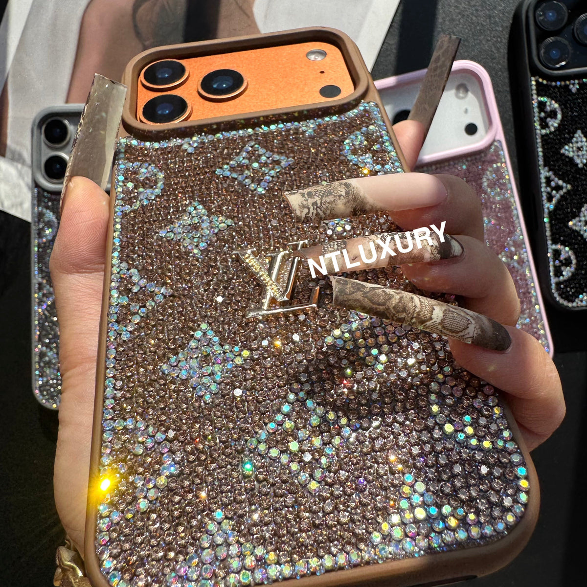 Night Queen Love Glitter Shining Phone Case