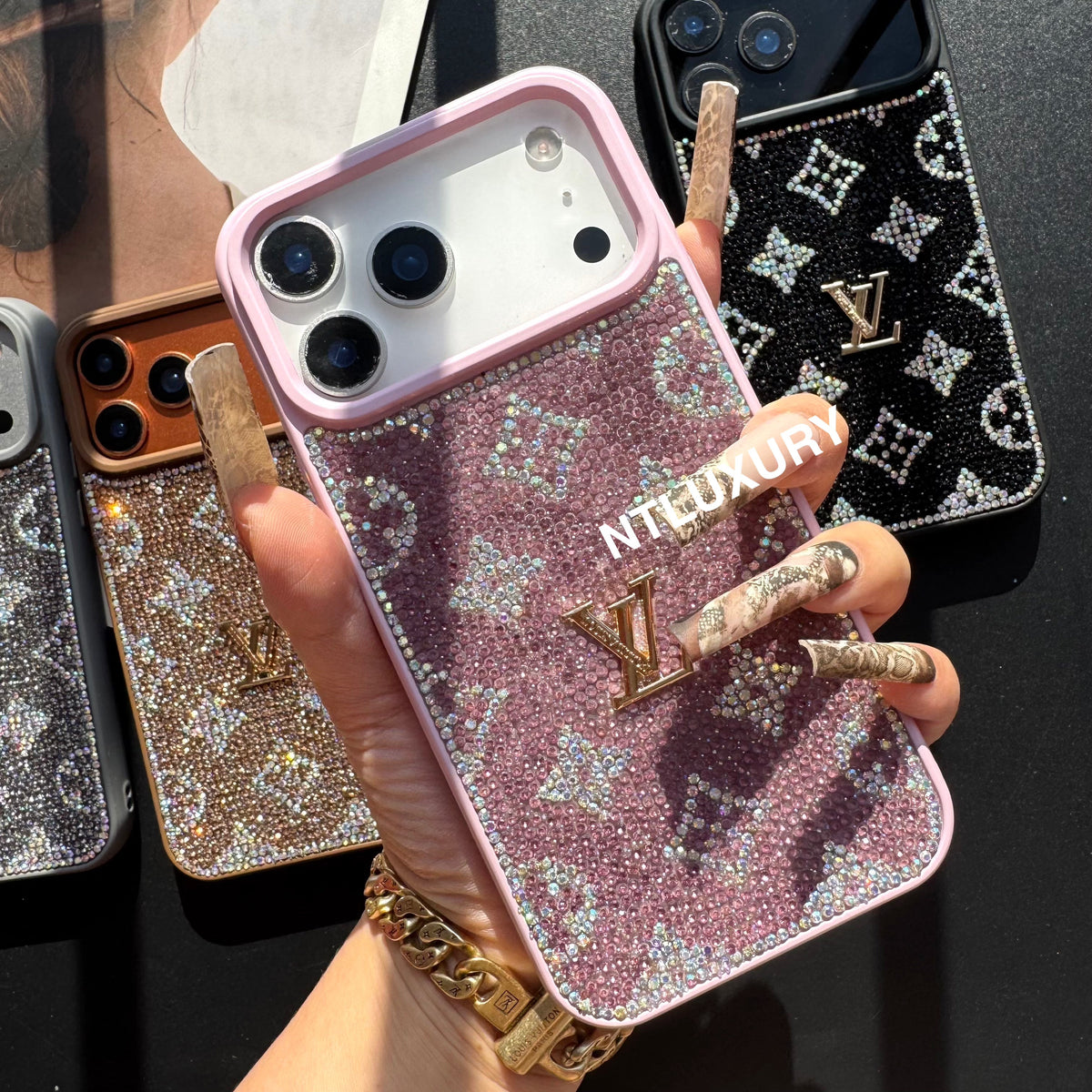 Night Queen Love Glitter Shining Phone Case