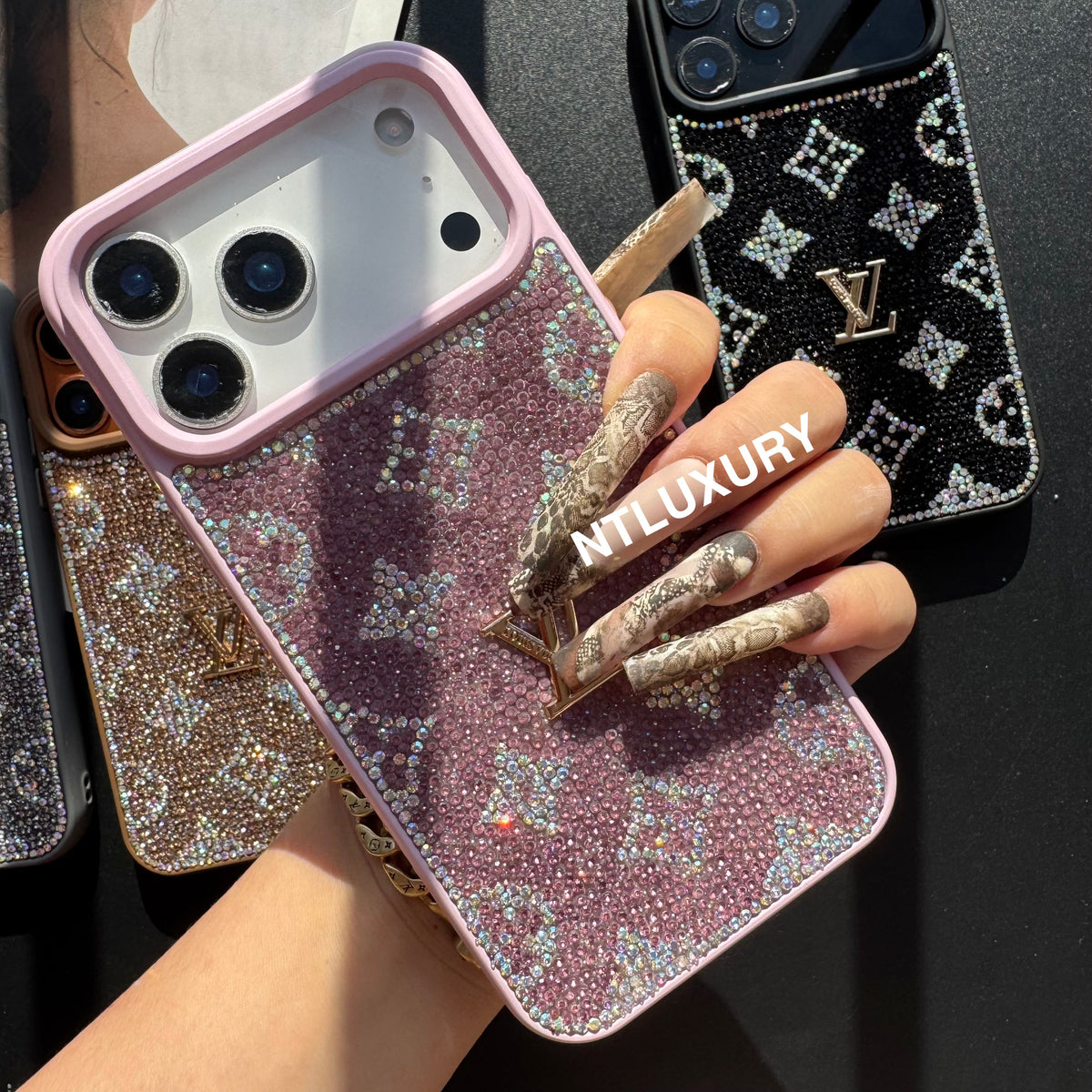 Night Queen Love Glitter Shining Phone Case