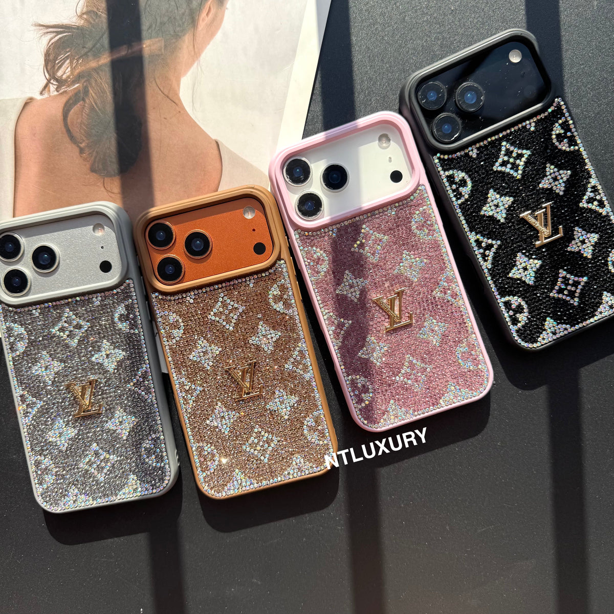 Night Queen Love Glitter Shining Phone Case