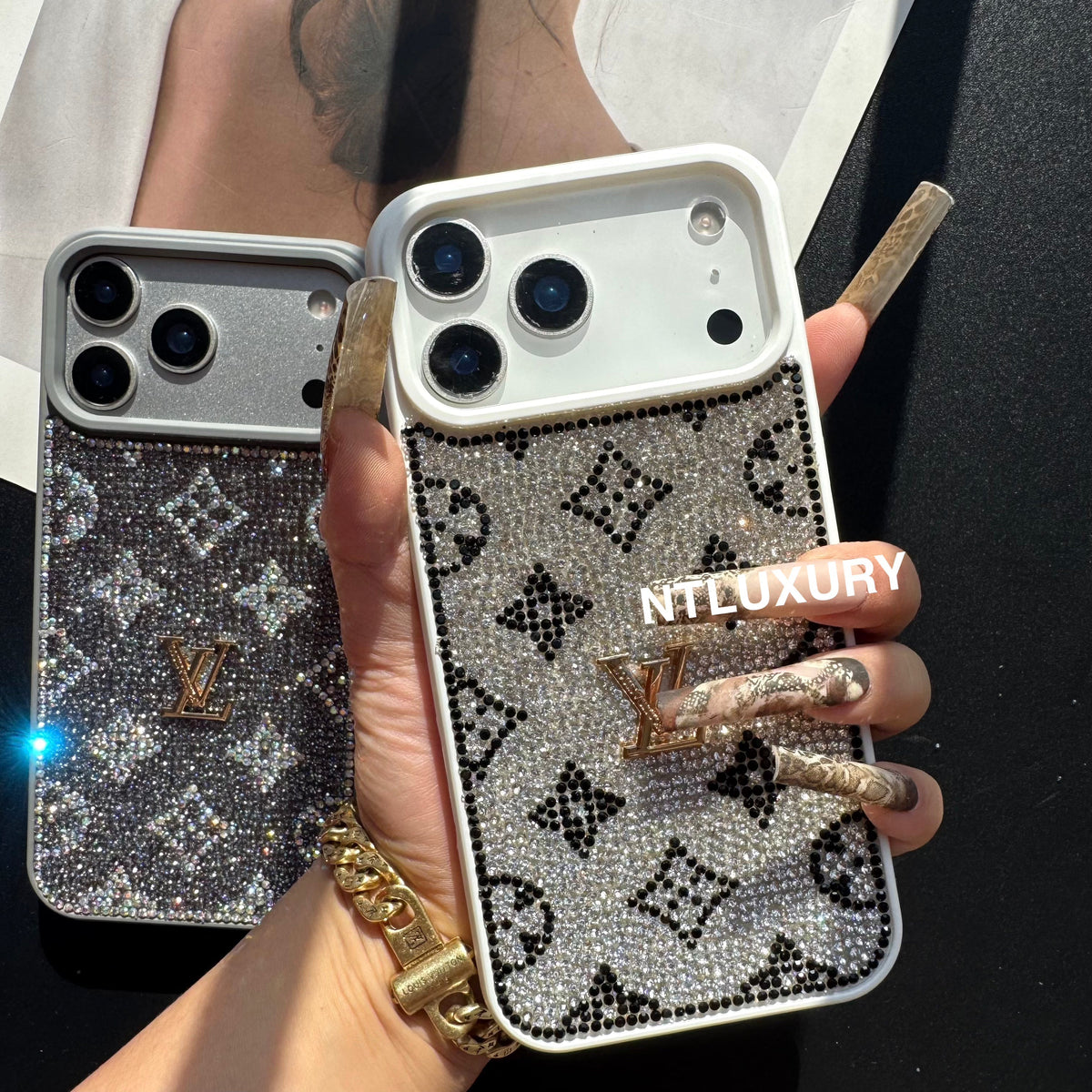 Night Queen Love Glitter Shining Phone Case