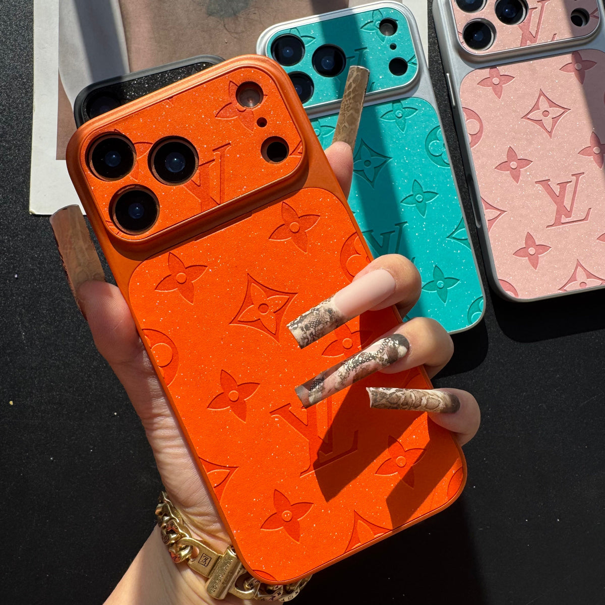 Glitter Shine Juice Love Girl Phone Case