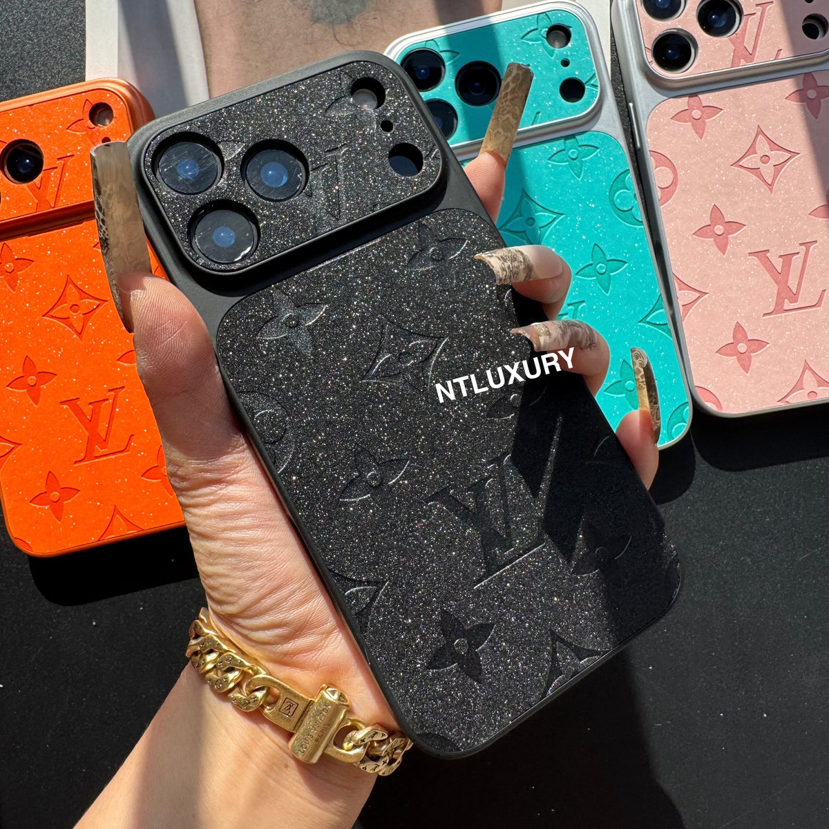Glitter Shine Juice Love Girl Phone Case