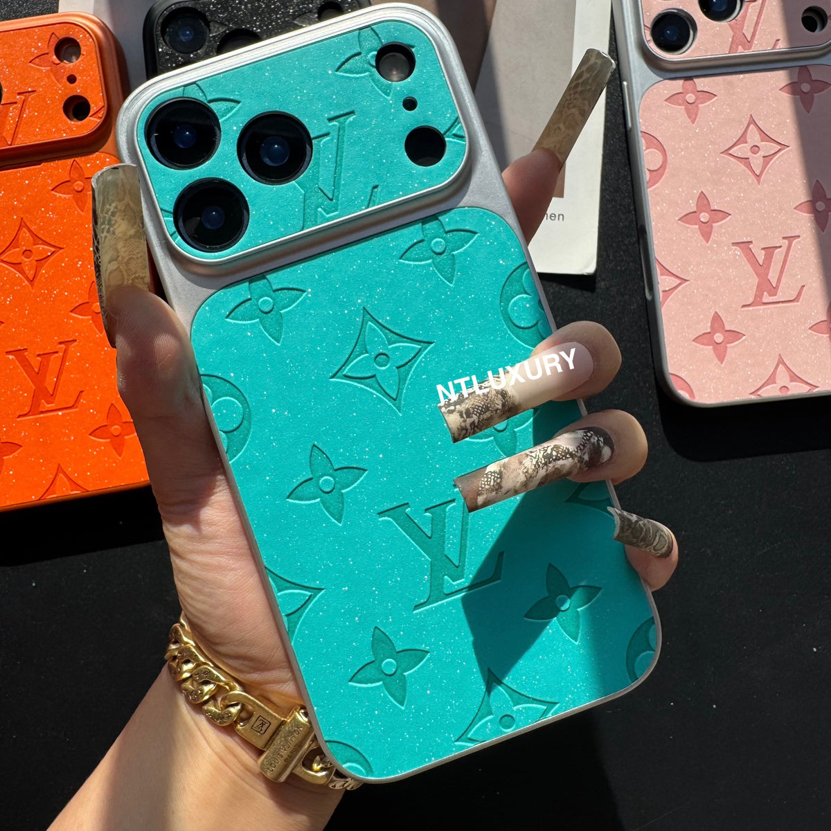 Glitter Shine Juice Love Girl Phone Case