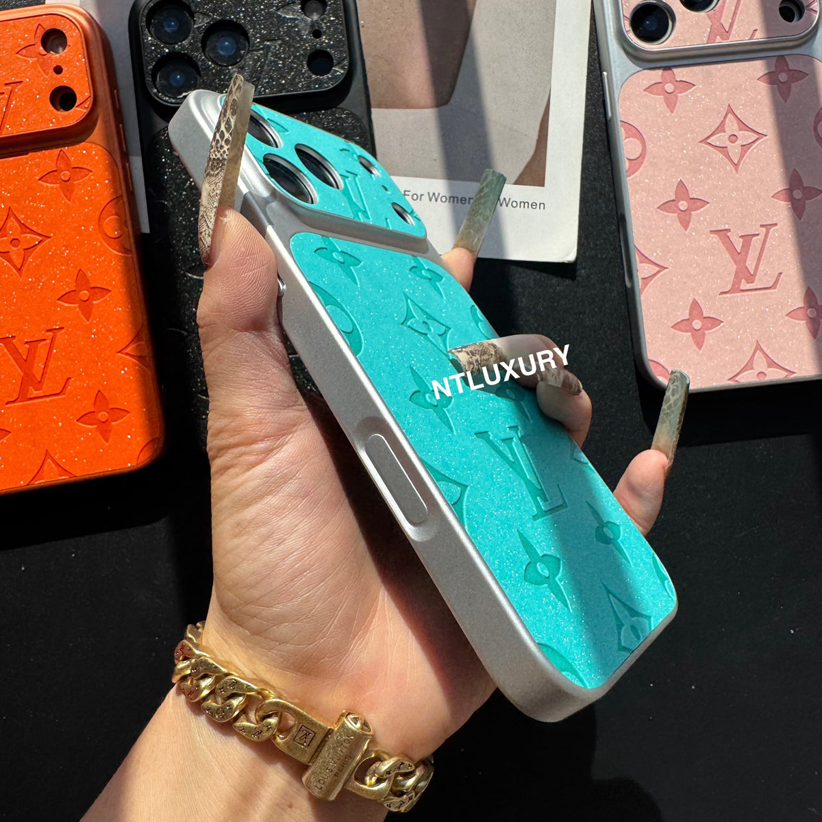 Glitter Shine Juice Love Girl Phone Case