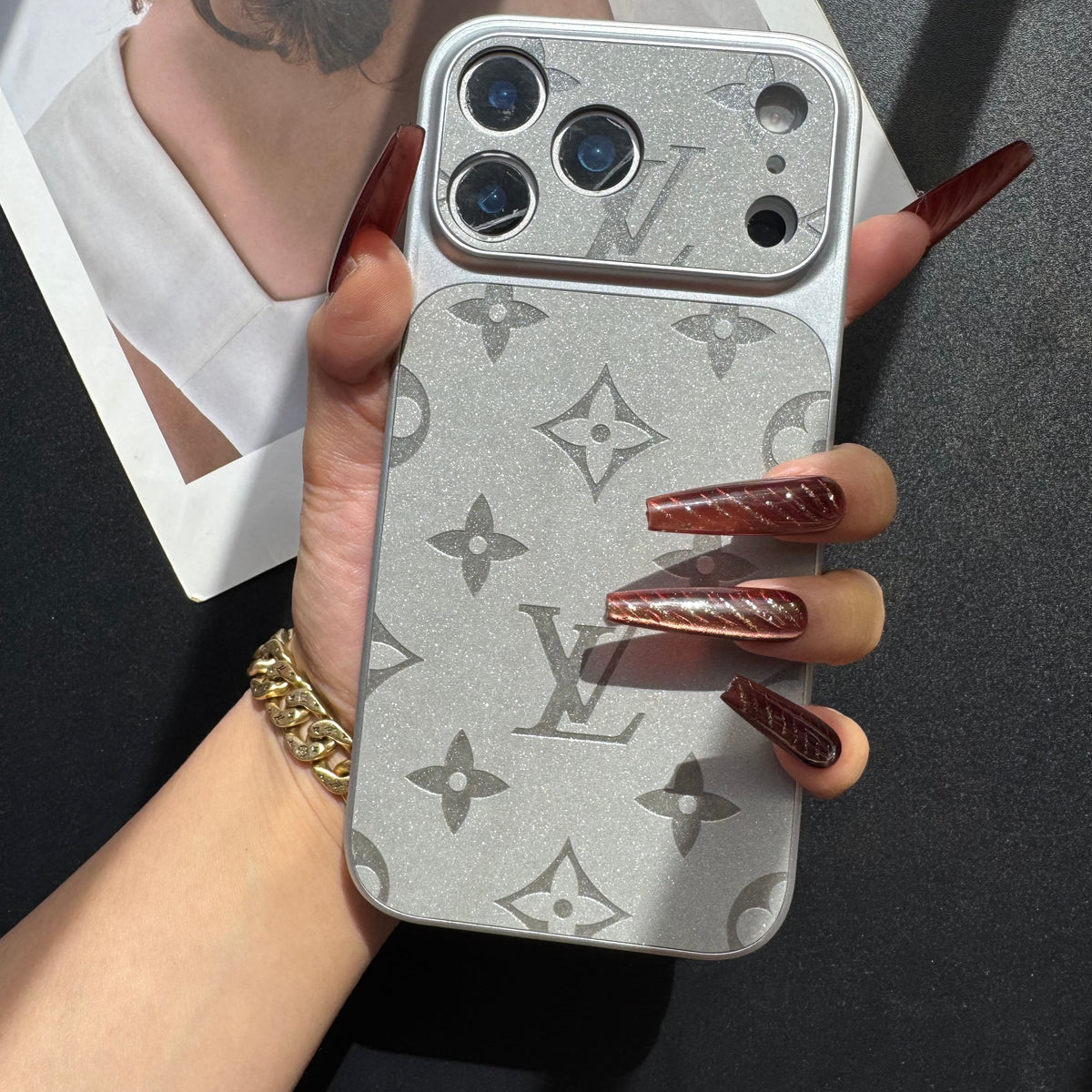 Glitter Shine Juice Love Girl Phone Case