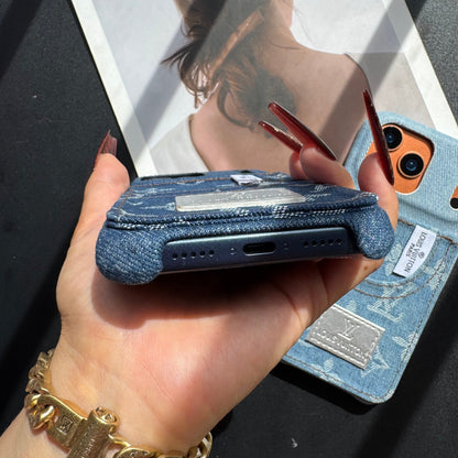 Coque de téléphone Cowboy Love Girl avec porte-cartes