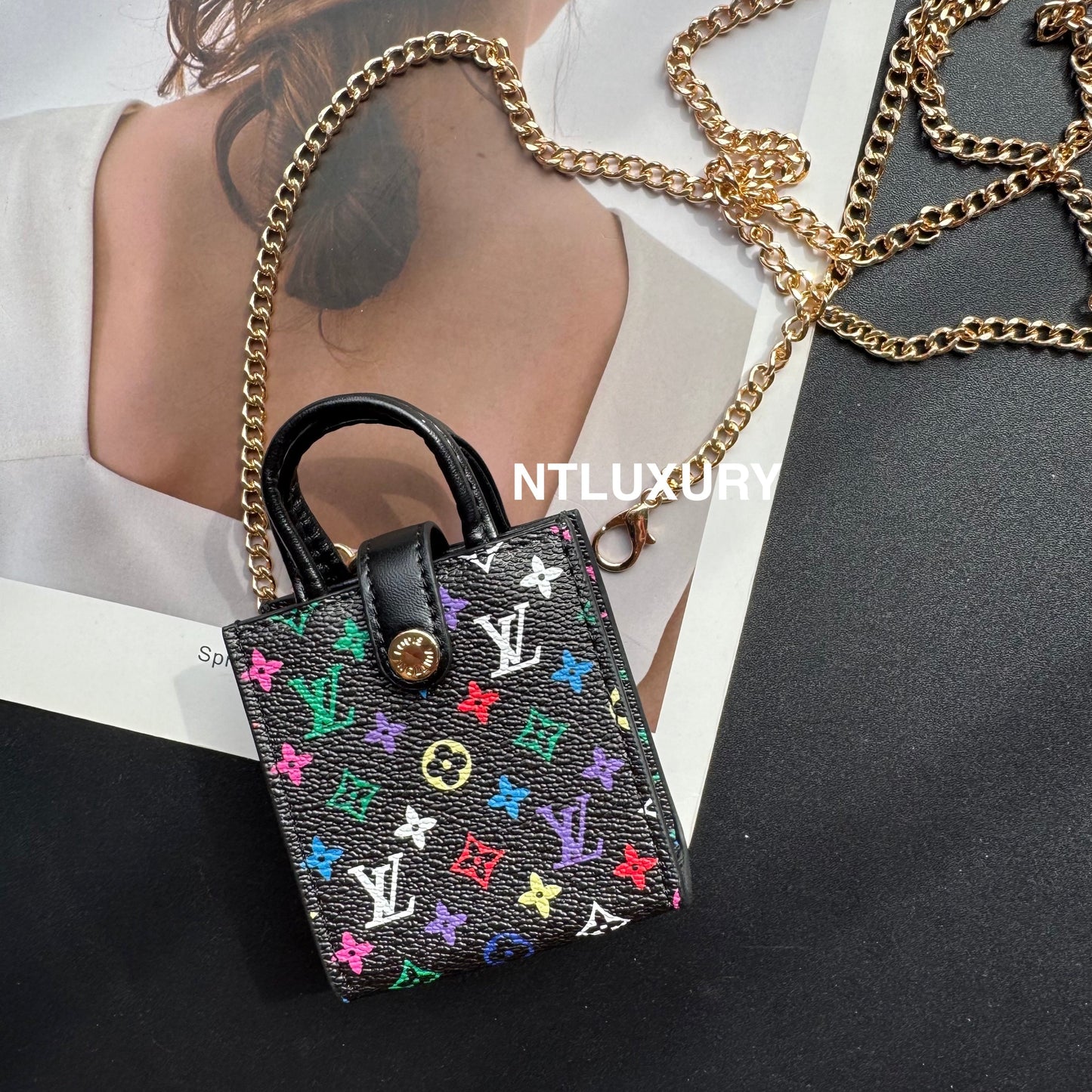 Floral Cute Love Mini Purse With Chain For All Cute Things