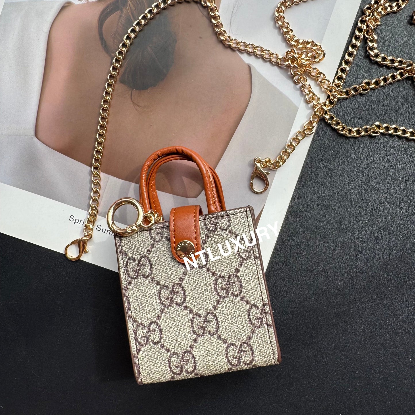 Floral Cute Love Mini Purse With Chain For All Cute Things
