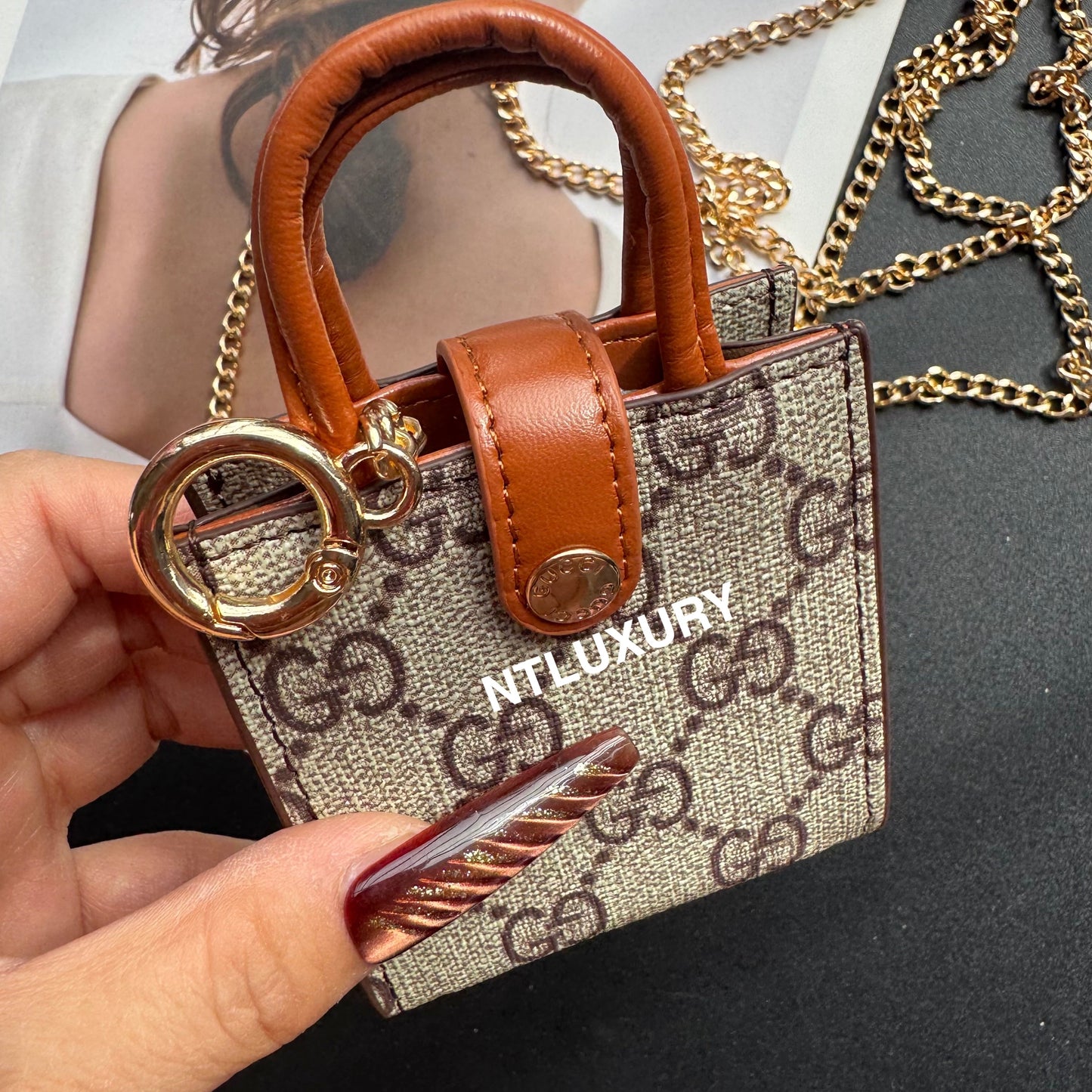 Floral Cute Love Mini Purse With Chain For All Cute Things