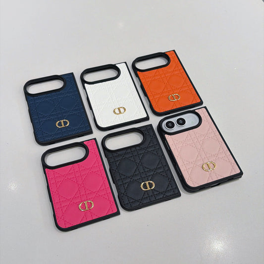 Latticed CD Phone Case For iPhone Duo