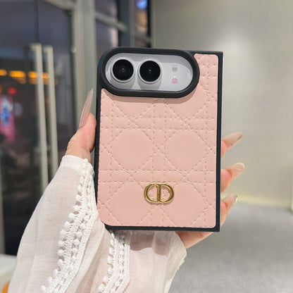 Latticed CD Phone Case For iPhone Duo