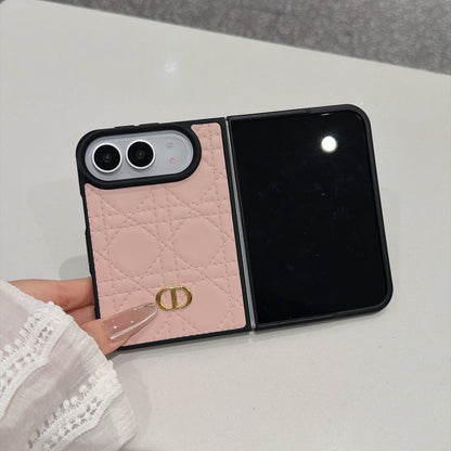 Latticed CD Phone Case For iPhone Duo
