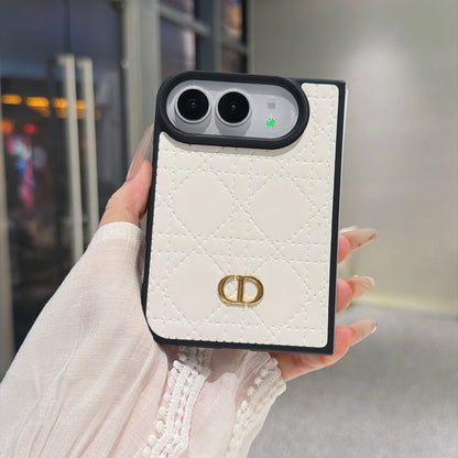 Latticed CD Phone Case For iPhone Duo