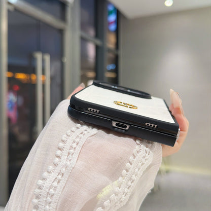 Latticed CD Phone Case For iPhone Duo
