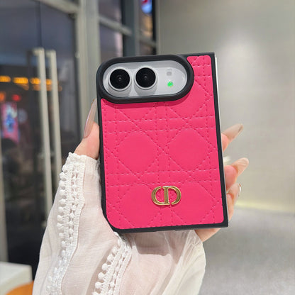Latticed CD Phone Case For iPhone Duo