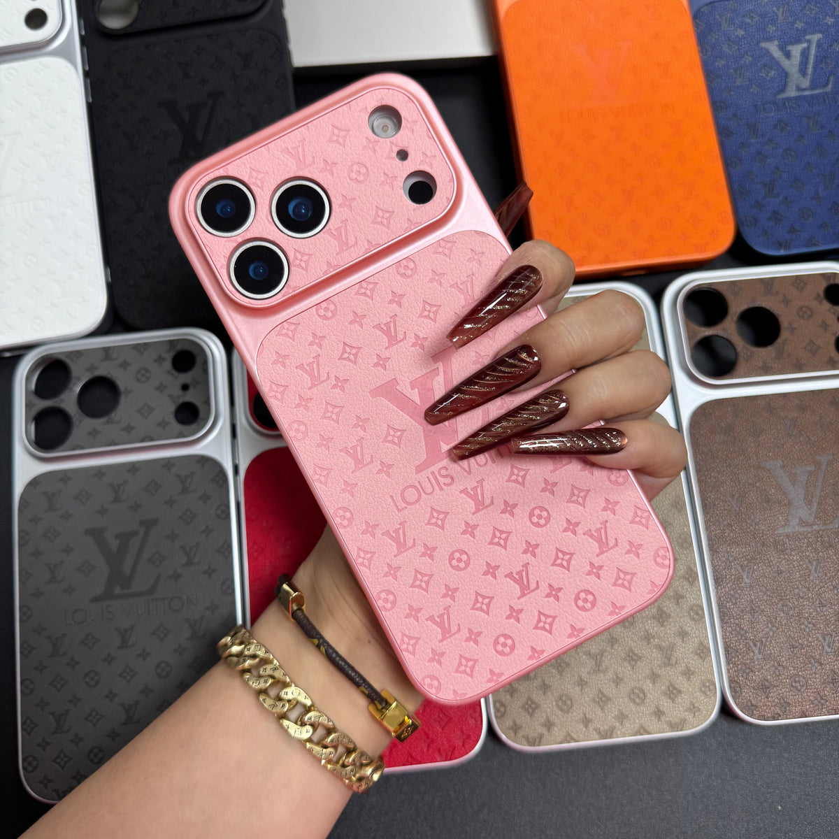 Coque de téléphone orange jus coloré amour