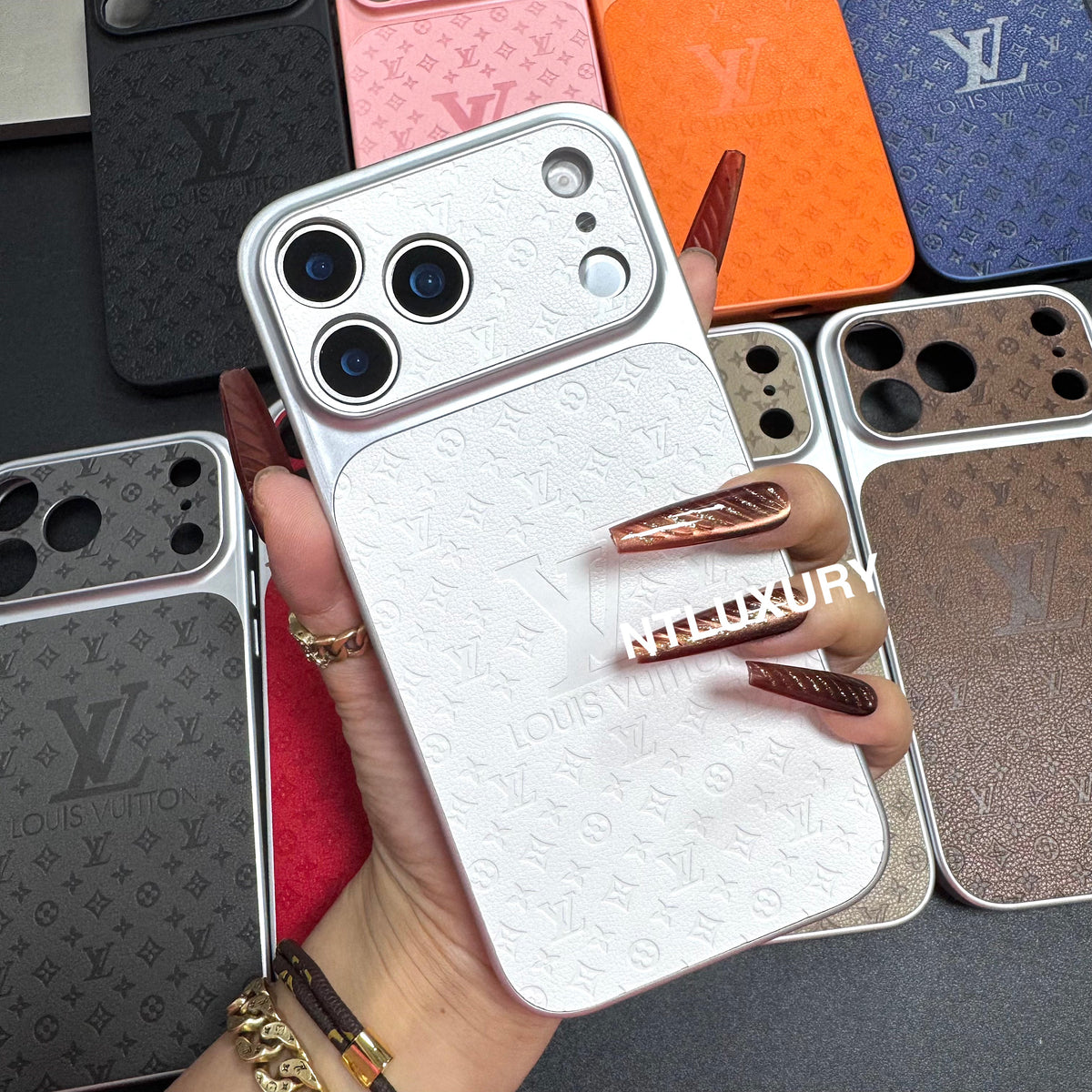 Coque de téléphone orange jus coloré amour