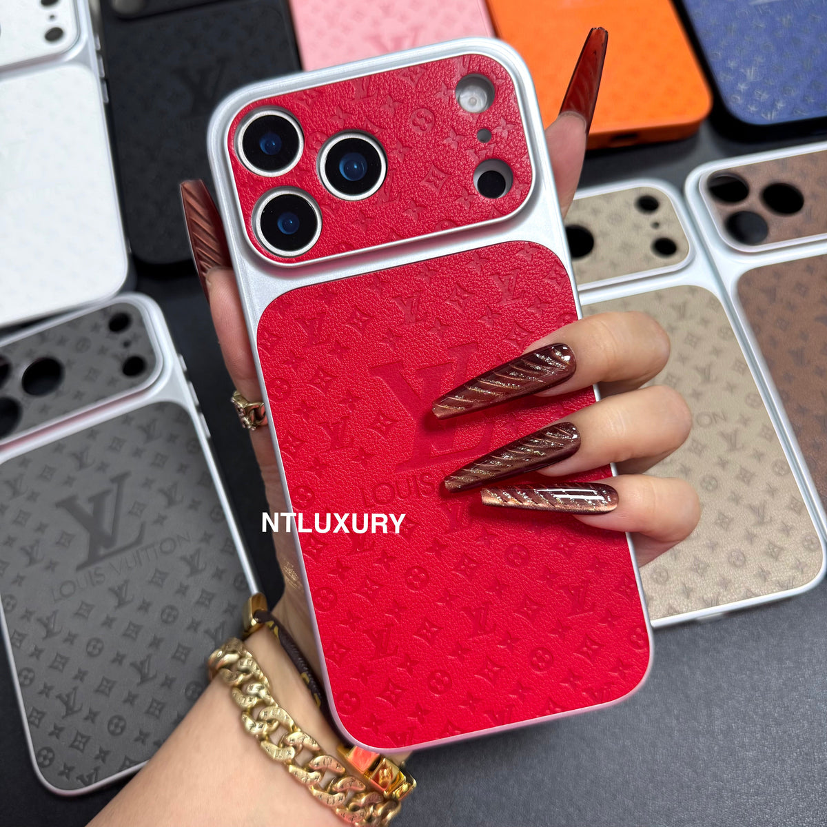 Coque de téléphone orange jus coloré amour